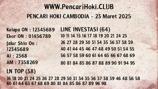 Prediksi Cambodia