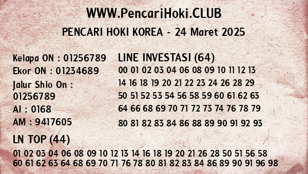 Prediksi Korea